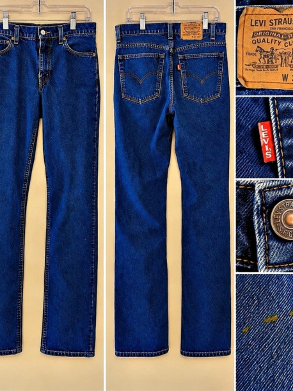 Levi's 501 Original Fit Jeans Straight Leg Waist 31 x 31 Blue